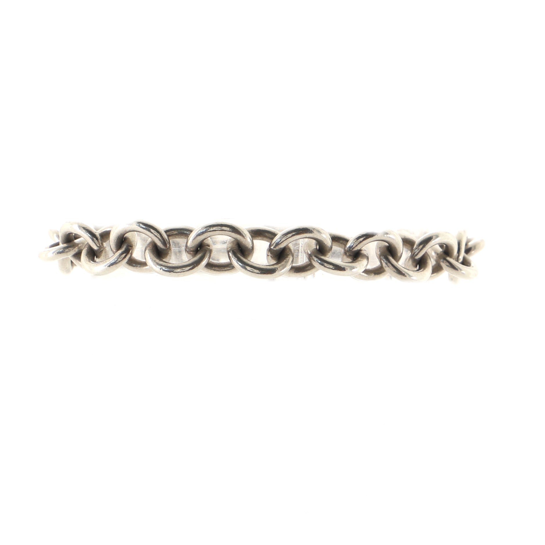 Heart Tag Bracelet Sterling Silver