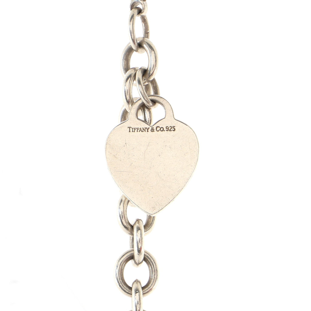 Heart Tag Bracelet Sterling Silver