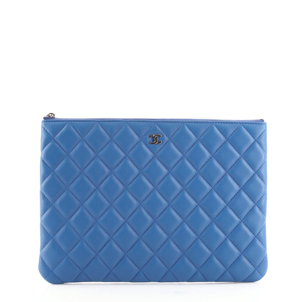 O Case Clutch Quilted Lambskin Medium