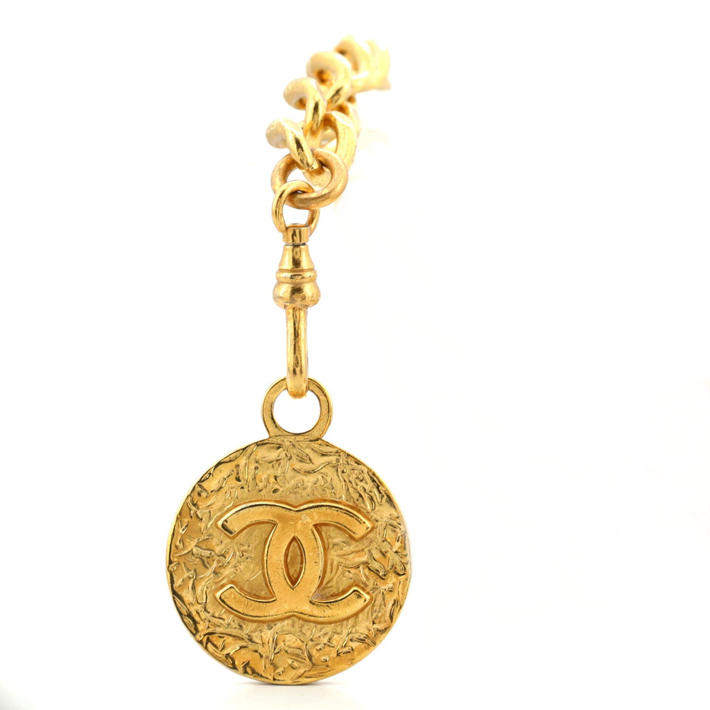 Vintage Medallion Chain Belt Metal 95