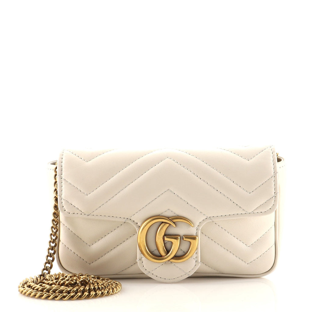 GG Marmont Flap Bag Matelasse Leather Super Mini