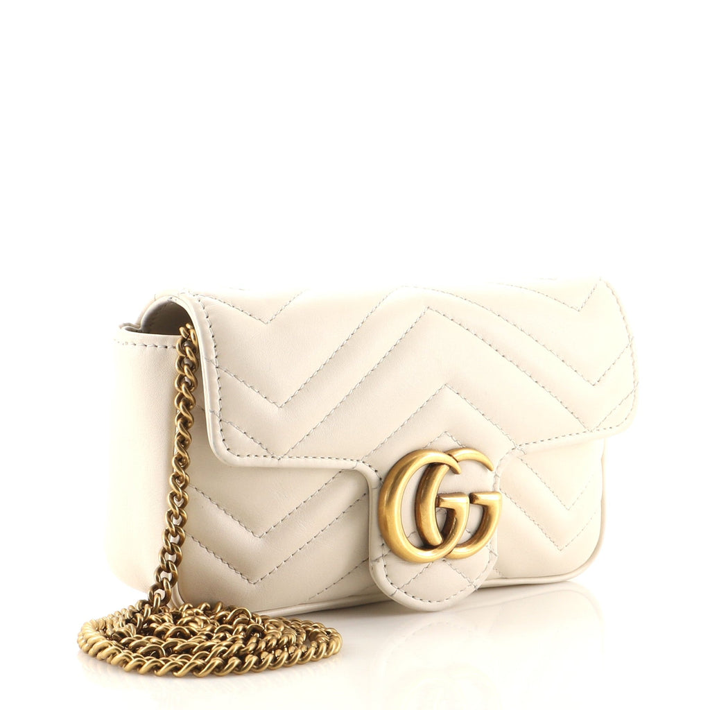 GG Marmont Flap Bag Matelasse Leather Super Mini