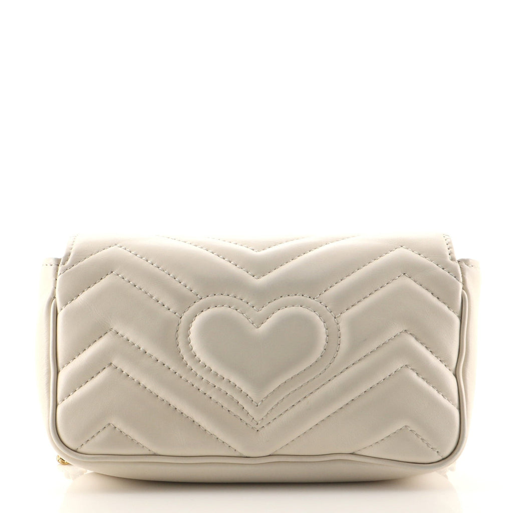 GG Marmont Flap Bag Matelasse Leather Super Mini