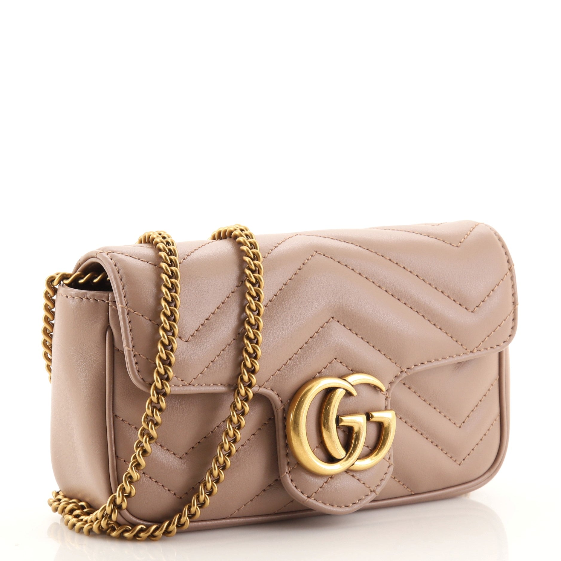 GG Marmont Flap Bag Matelasse Leather Super Mini