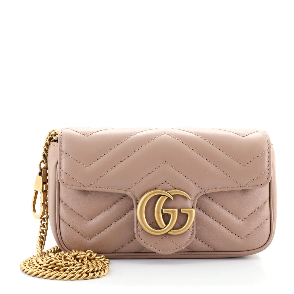 GG Marmont Flap Bag Matelasse Leather Super Mini