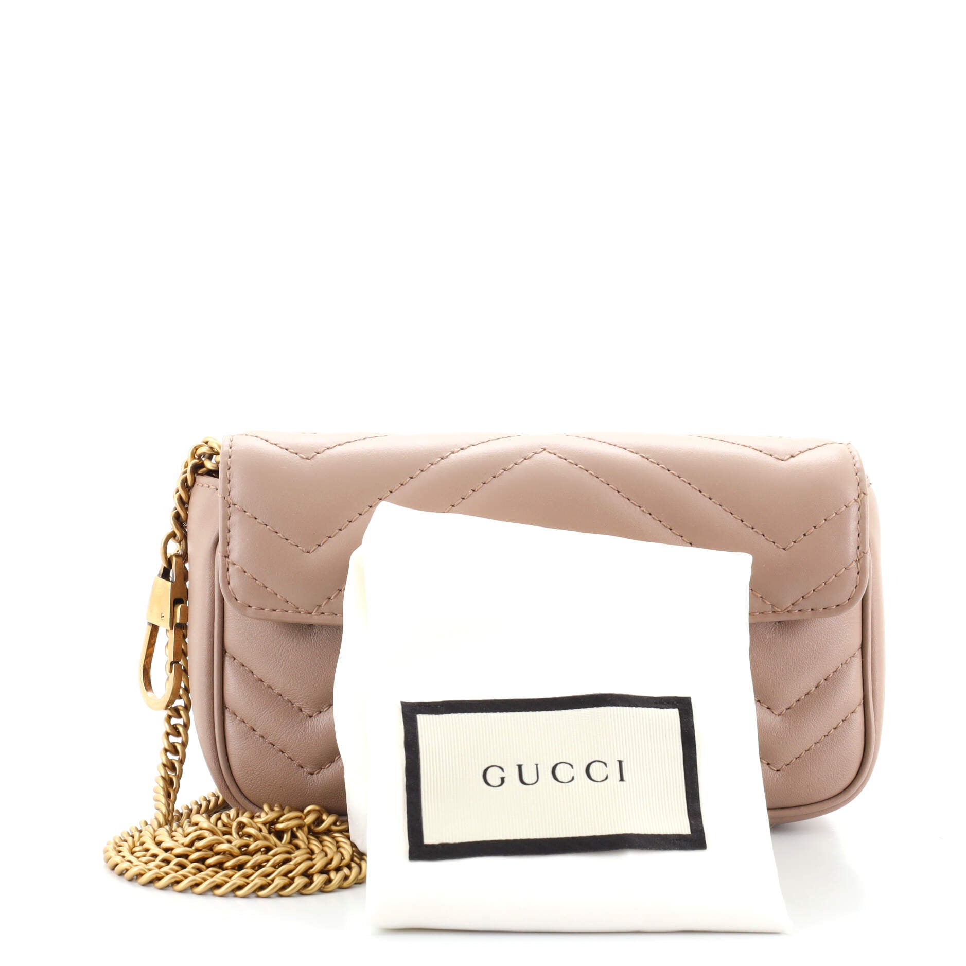 GG Marmont Flap Bag Matelasse Leather Super Mini