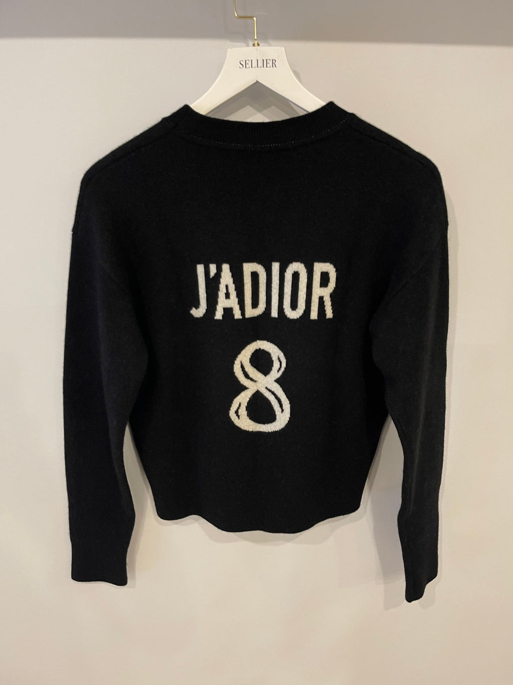 Christian Dior Black Chashmere J'Adior Jumper Size FR 34 (UK 6) RRP £1,700