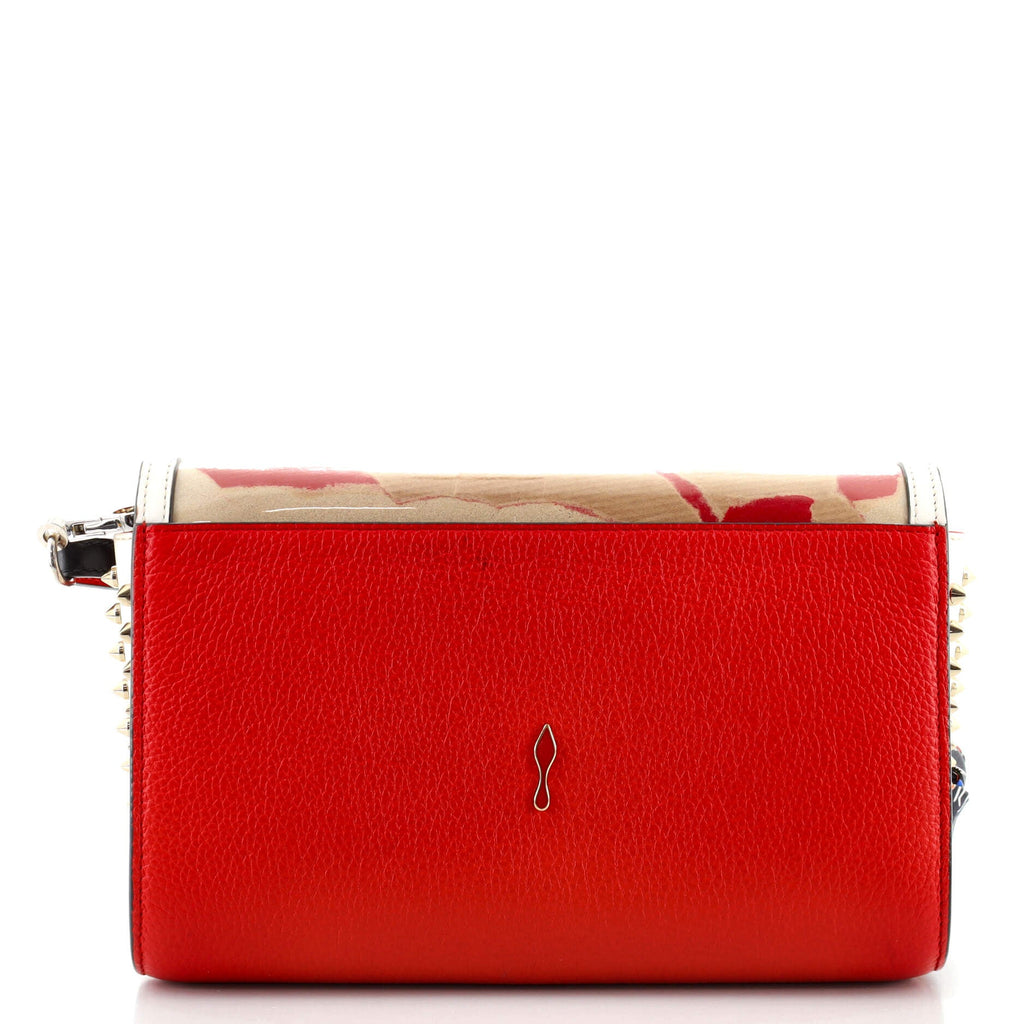 Paloma Clutch Printed PVC and Leather
