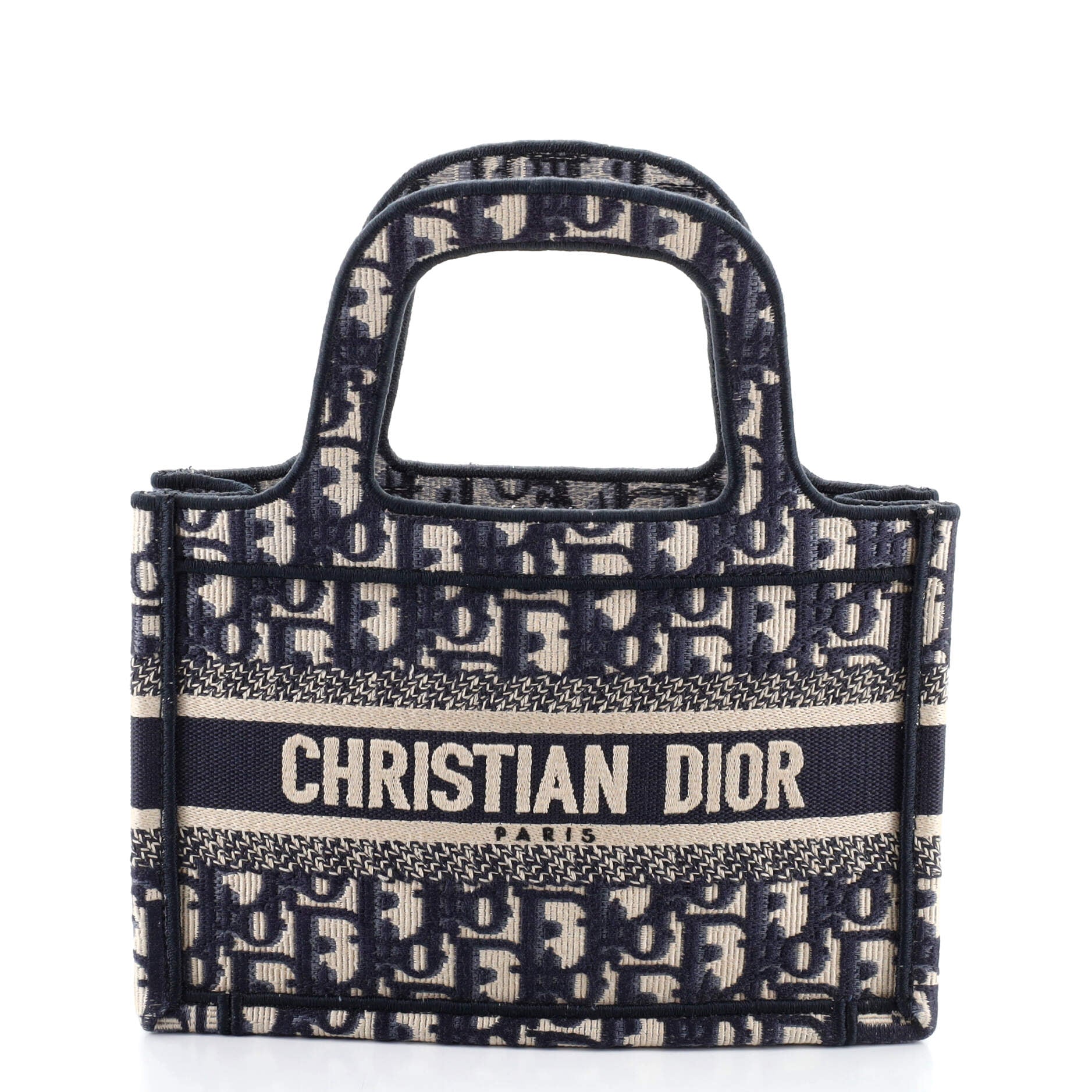 Book Tote Oblique Canvas Mini