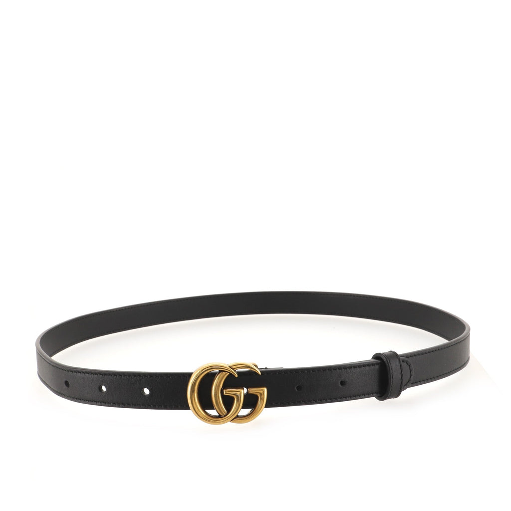 GG Marmont Belt Leather Thin 80
