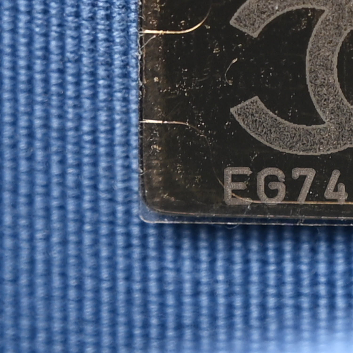 Denim Quilted Chanel 19 Wallet On Chain WOC Blue