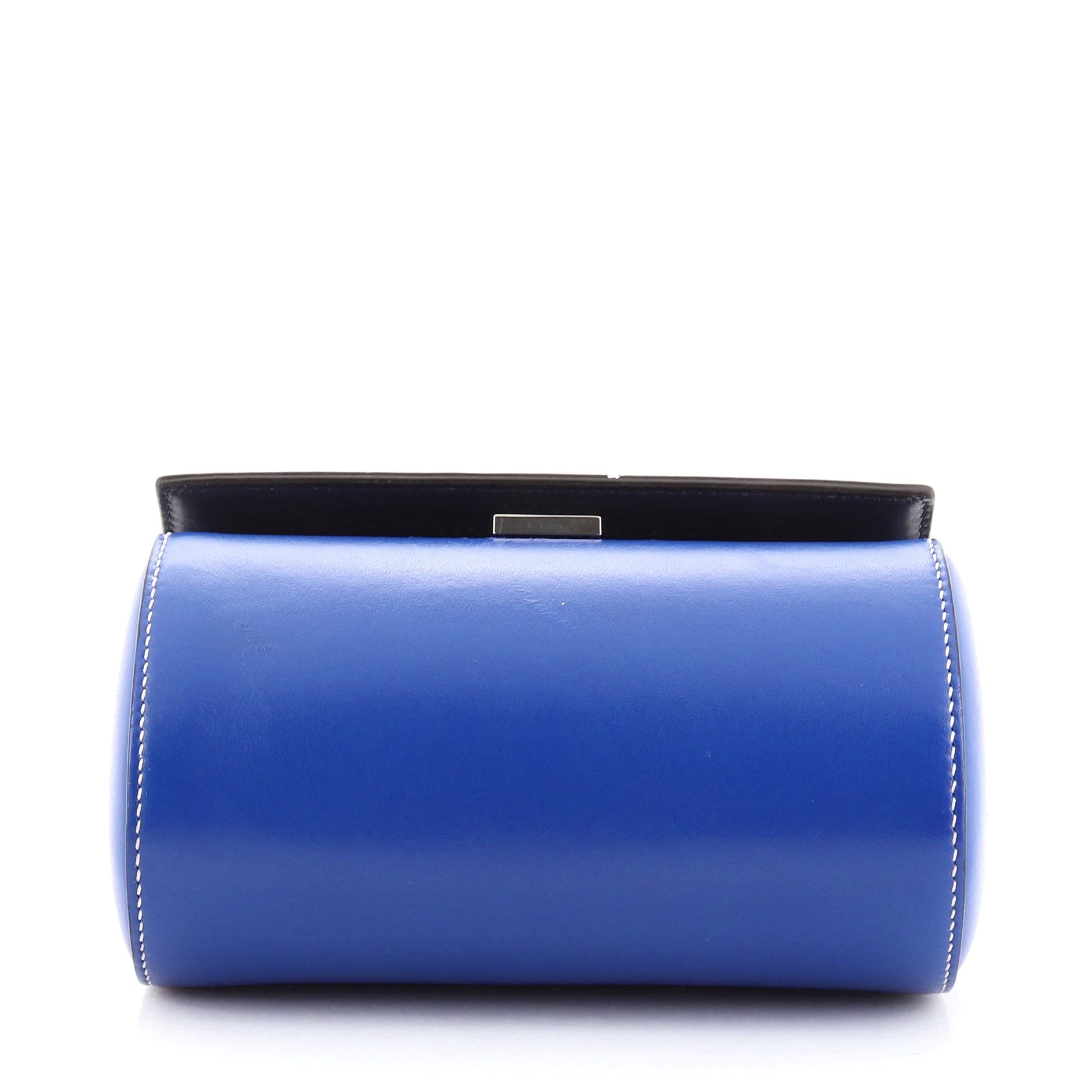 Logo Strap Pandora Box Bag Leather Mini