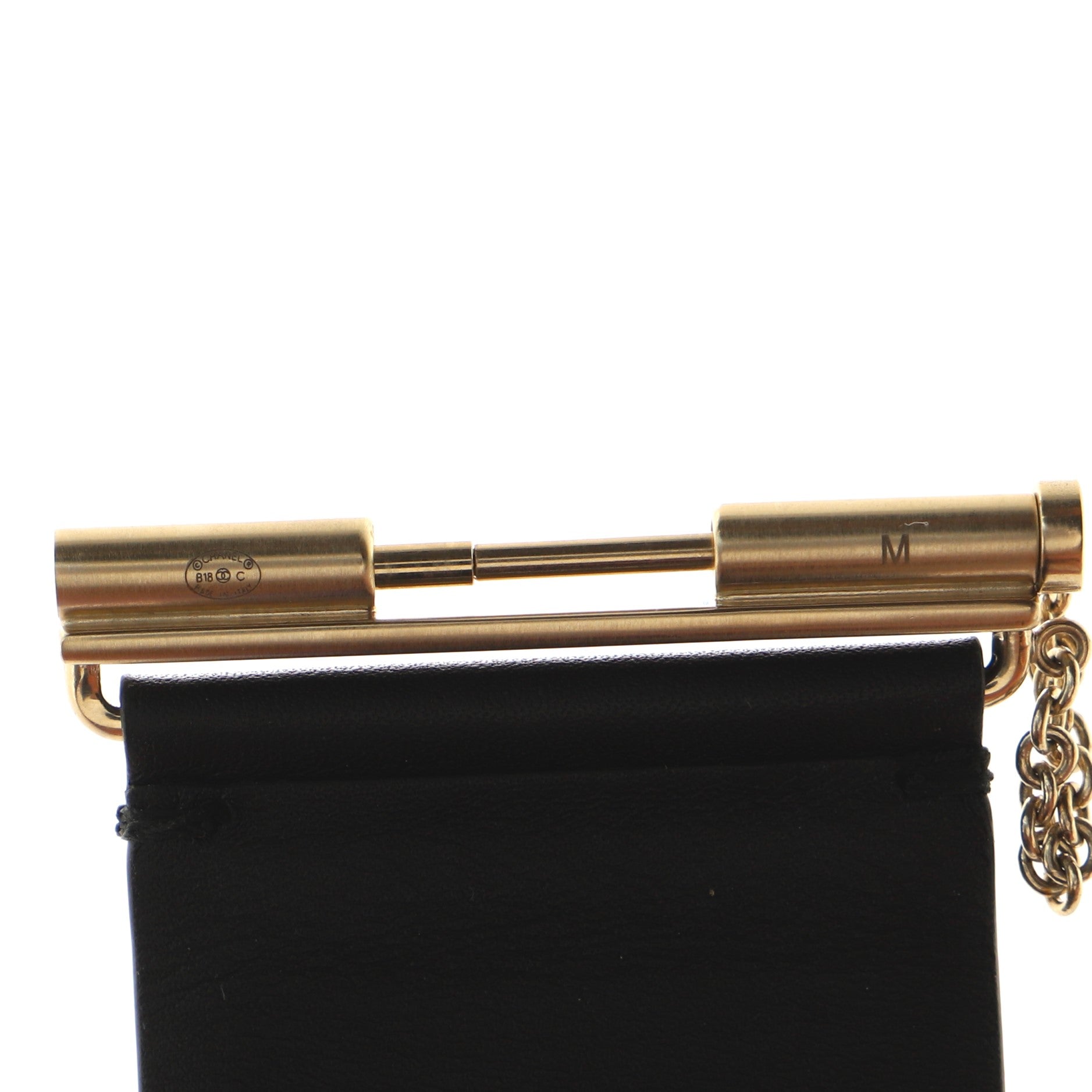CC Cuff Bracelet Leather with Metal