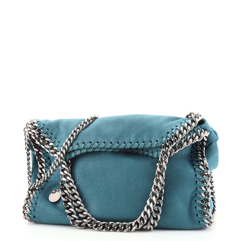 Falabella Fold Over Crossbody Bag Shaggy Deer Mini