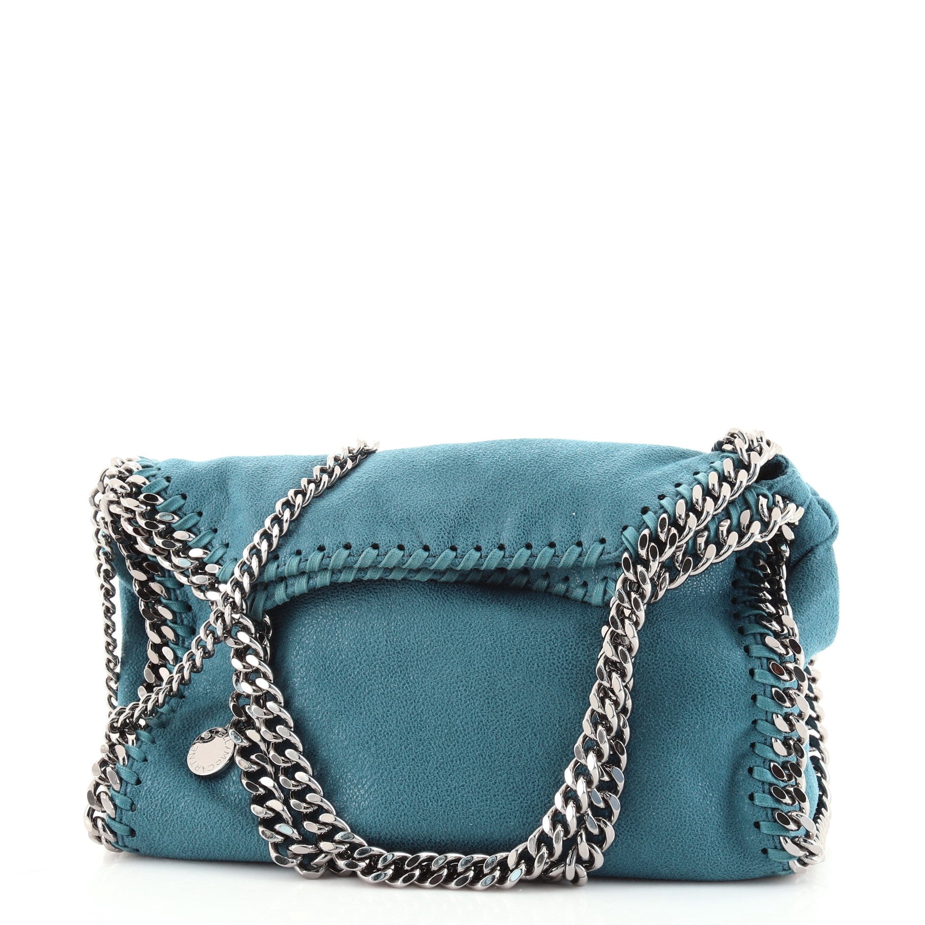 Falabella Fold Over Crossbody Bag Shaggy Deer Mini