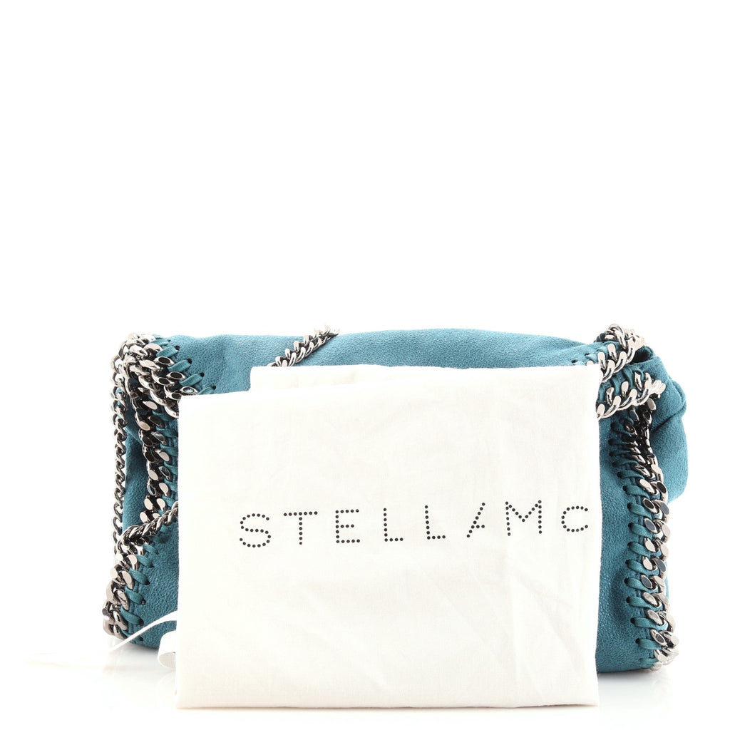 Falabella Fold Over Crossbody Bag Shaggy Deer Mini