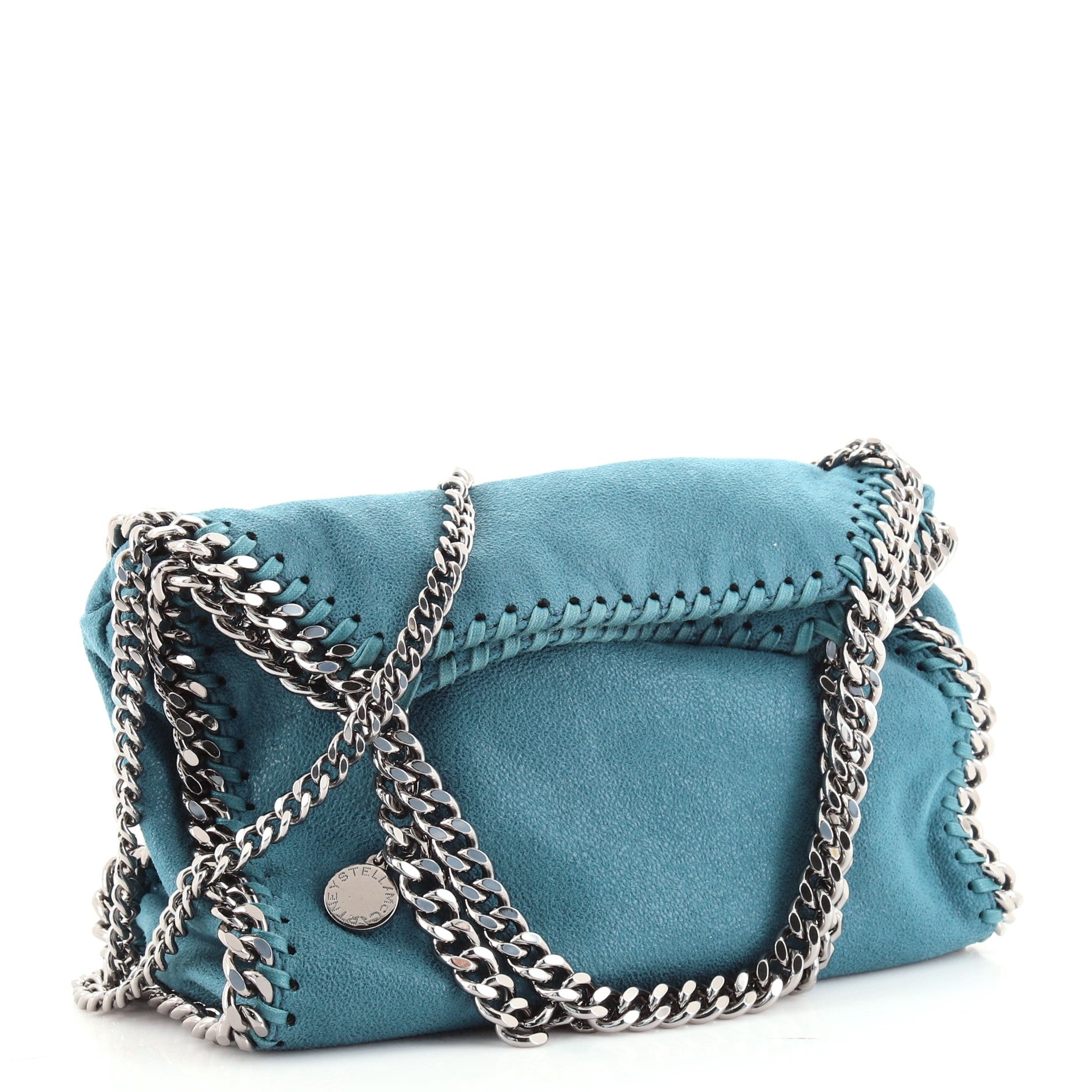 Falabella Fold Over Crossbody Bag Shaggy Deer Mini