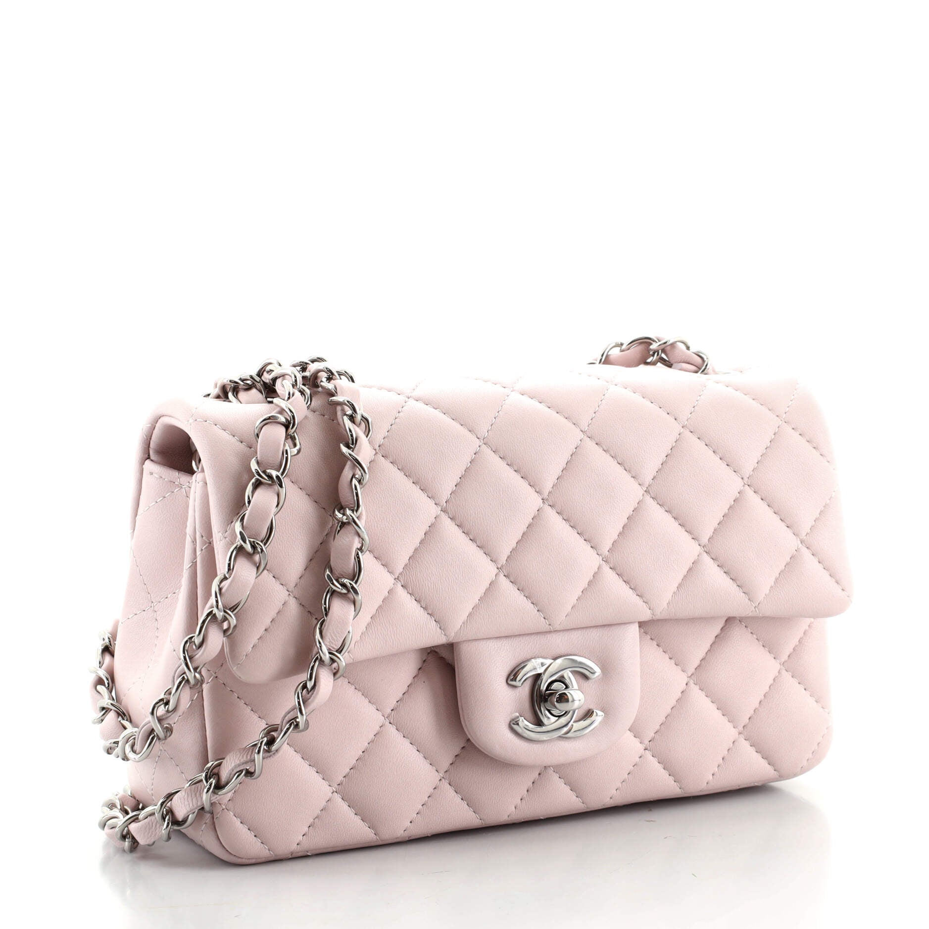 Classic Single Flap Bag Quilted Lambskin Mini
