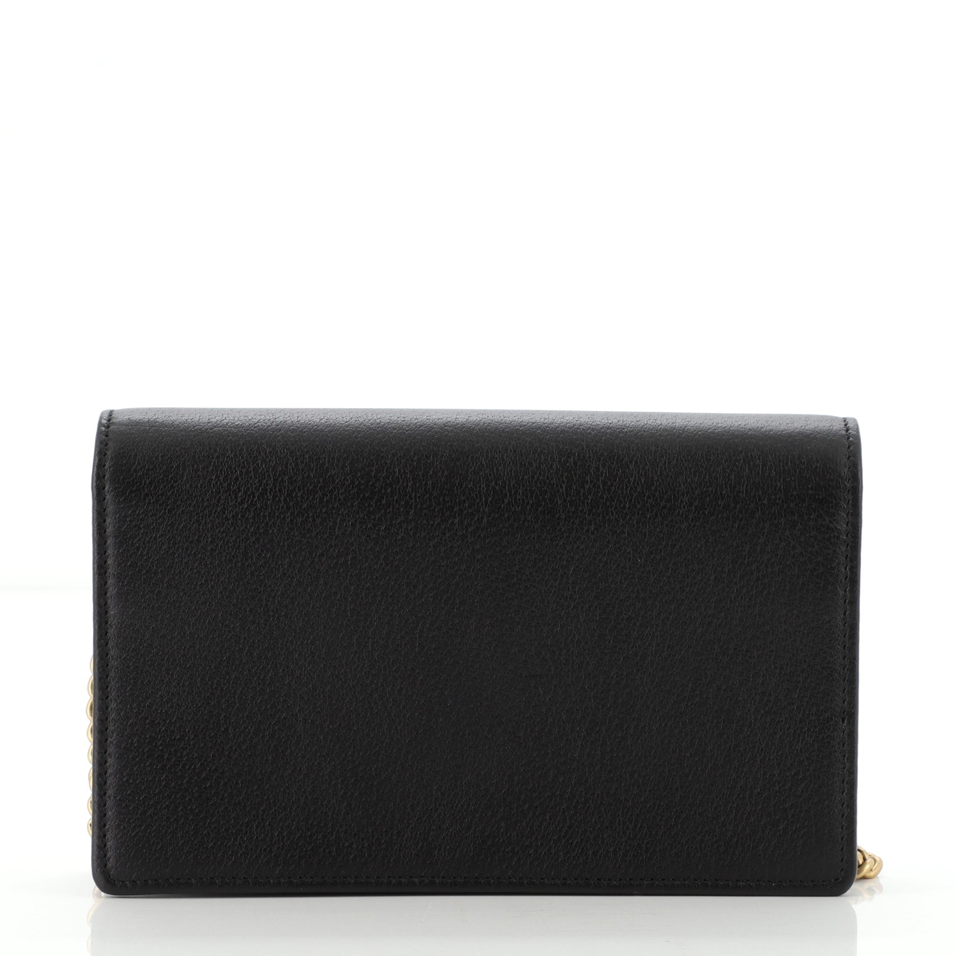 GG Marmont Chain Wallet Embellished Leather Mini