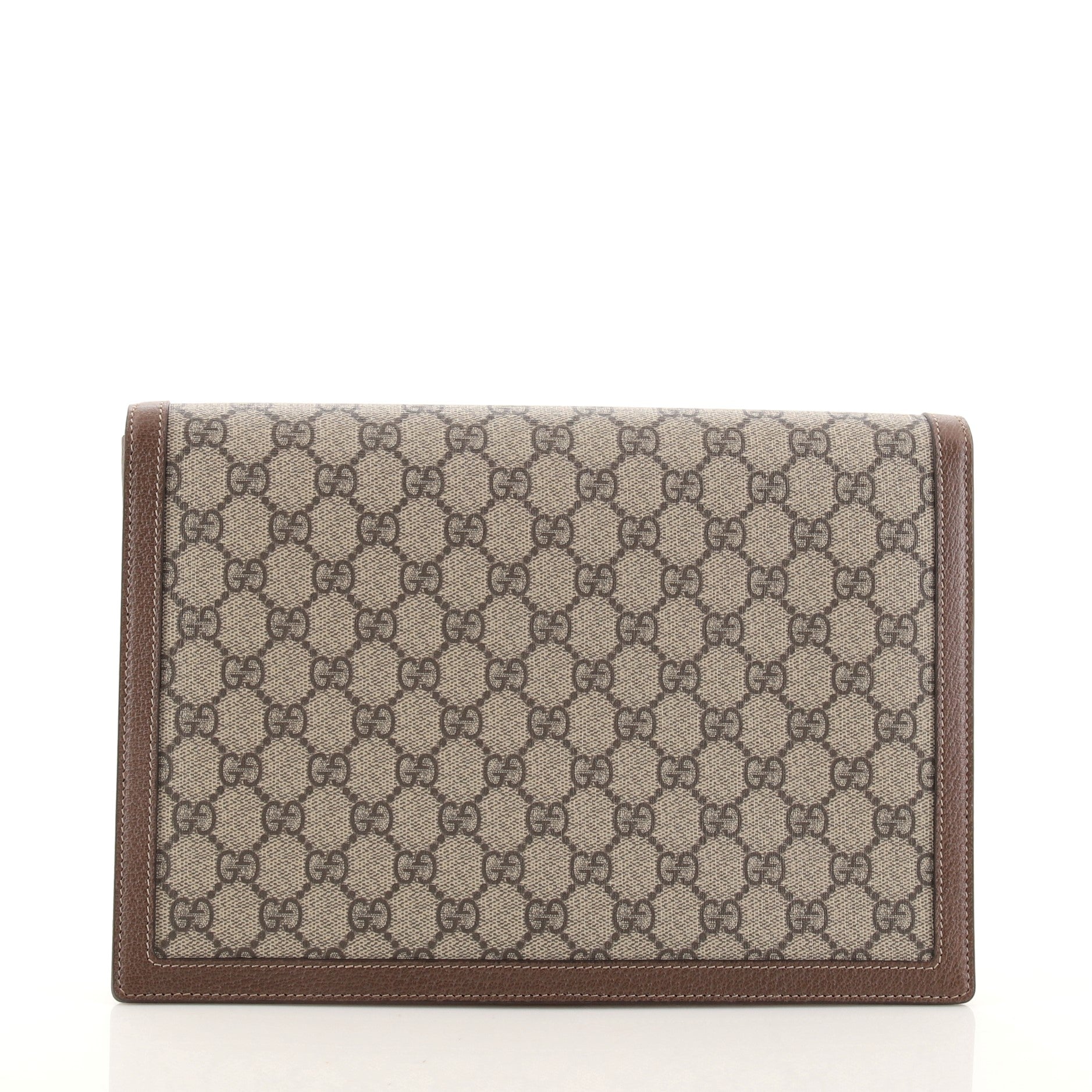 Ophidia Flap Clutch GG Coated Canvas Large