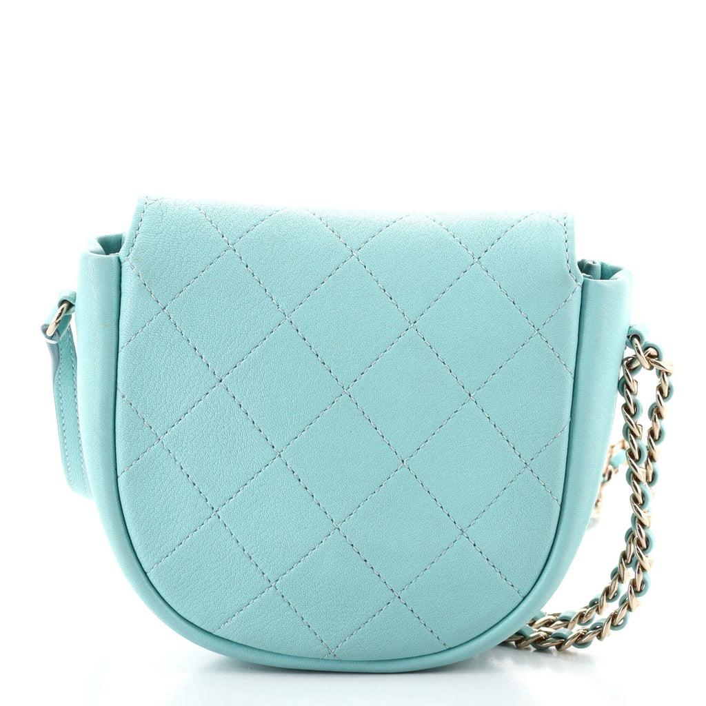 Casual Trip Messenger Bag Quilted Lambskin Mini