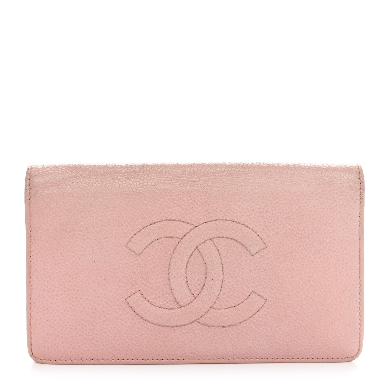 Caviar Timeless CC Yen Wallet Pink