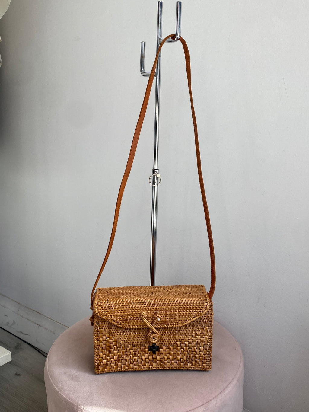 Self-portrait Basket Crossbody Bag