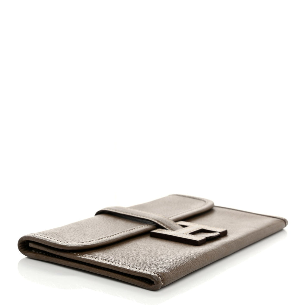 Chevre Mysore Jige Duo Clutch Etoupe