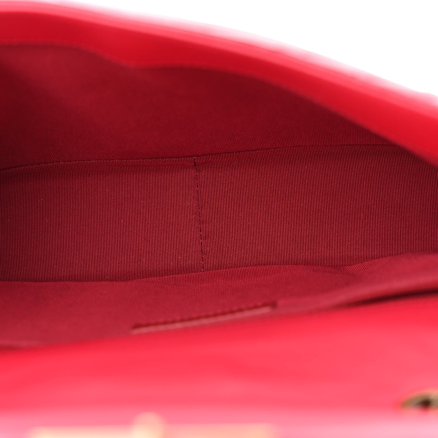 Lambskin Borse Romane Single Flap Dark Pink