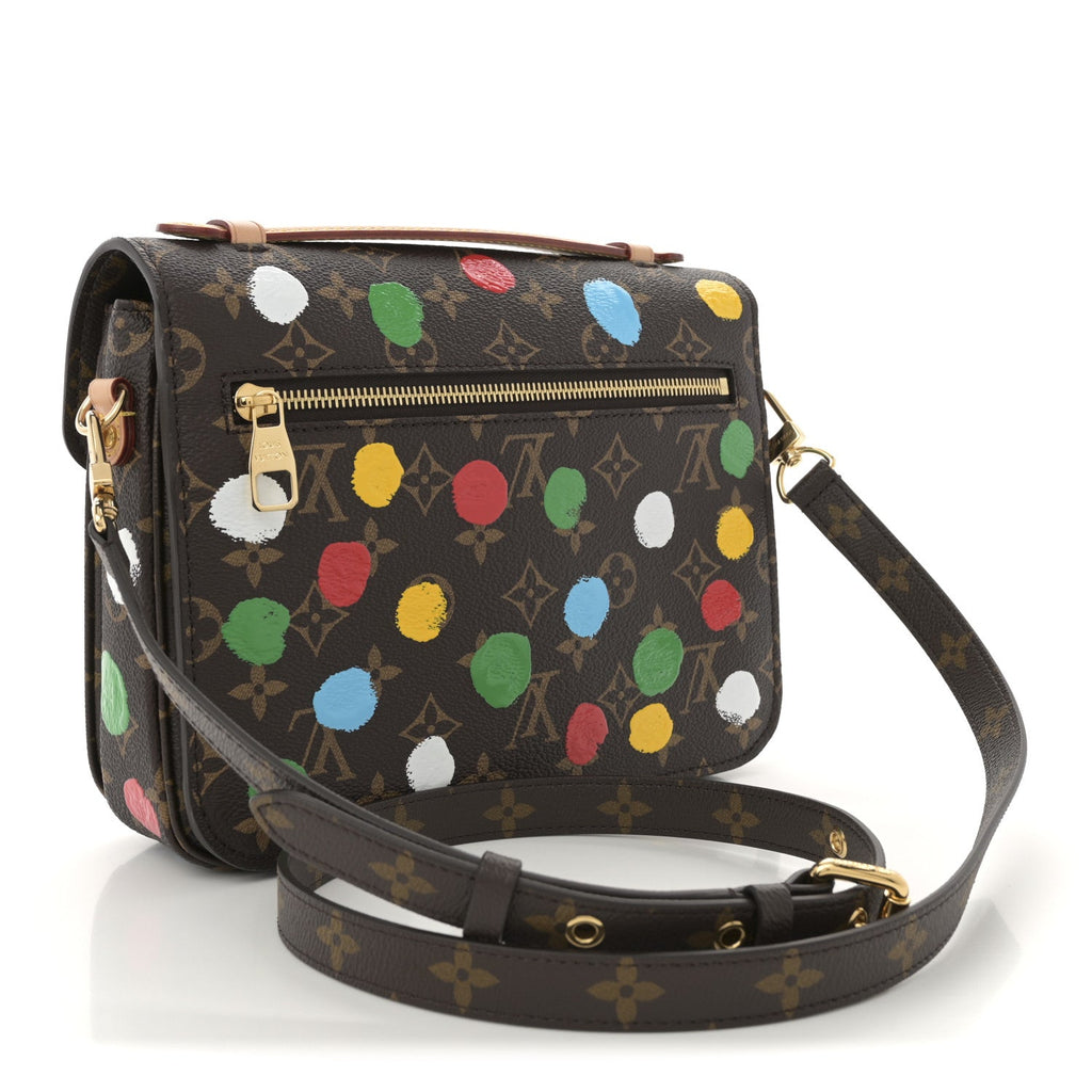 LV x YK Monogram Painted Dots Pochette Métis