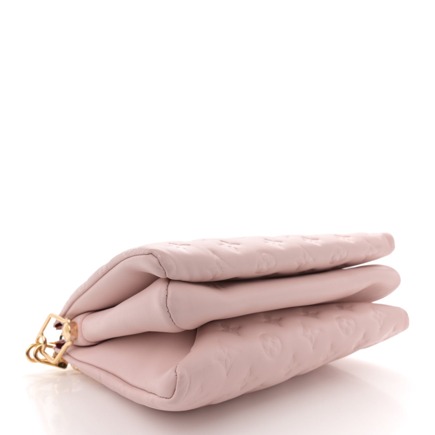 Lambskin Embossed Monogram Coussin PM Rose