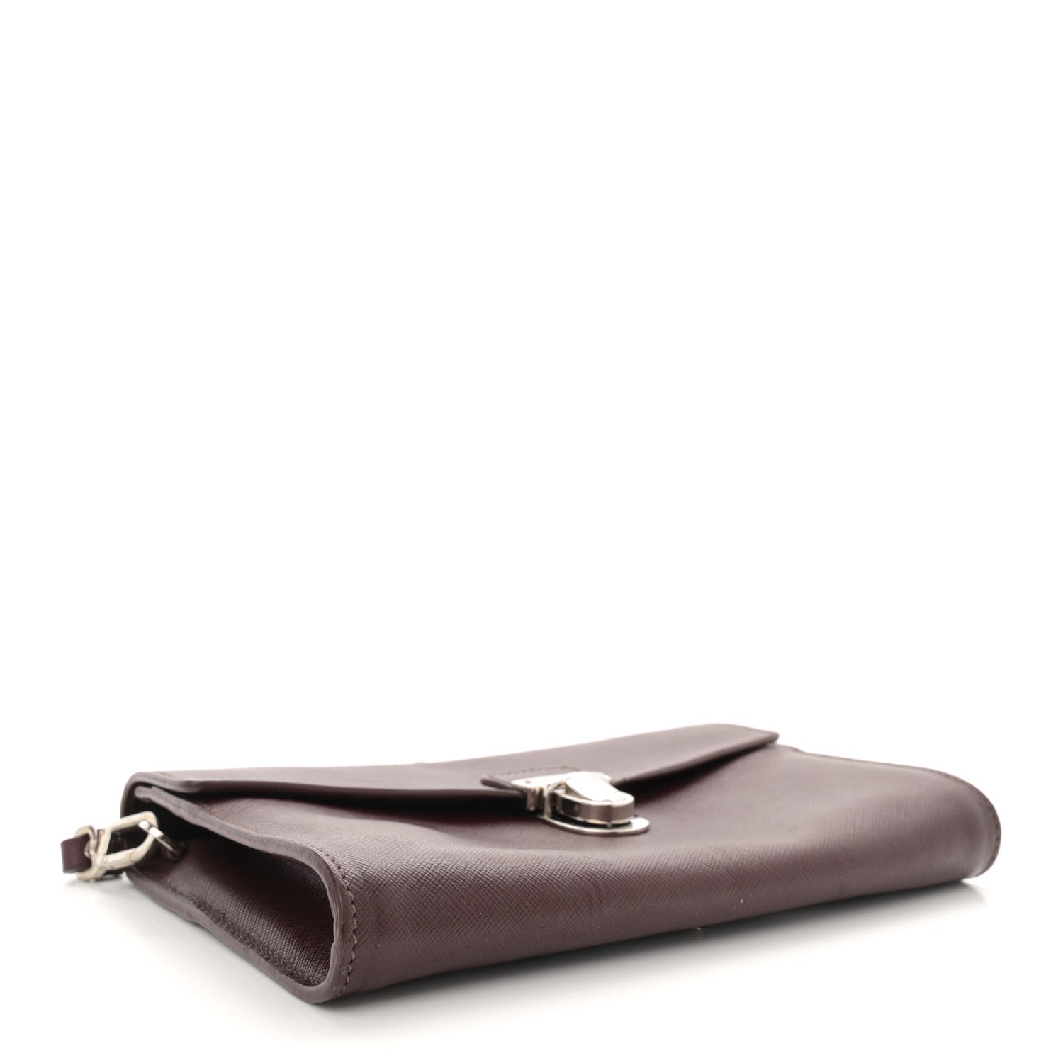 Saffiano Clutch Wristlet Burgundy
