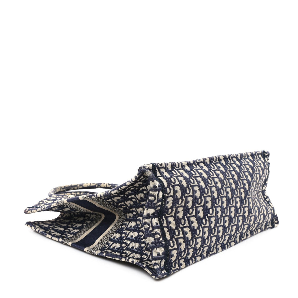 Oblique Large Book Tote Blue Multicolor