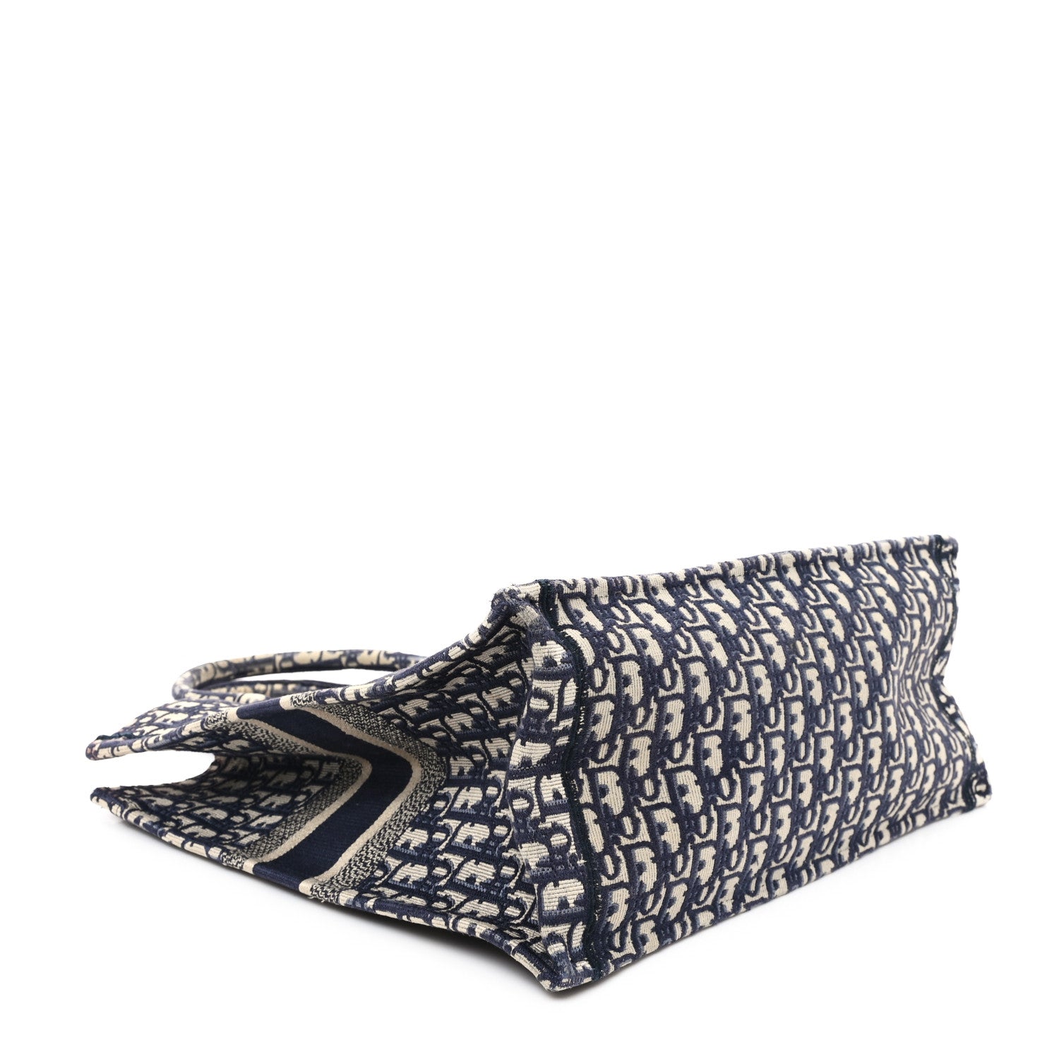 Oblique Large Book Tote Blue Multicolor