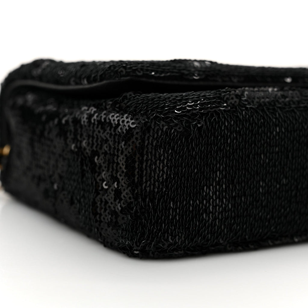 Sequin Paris Cosmopolite Dare To Disturb Flap Black Gold