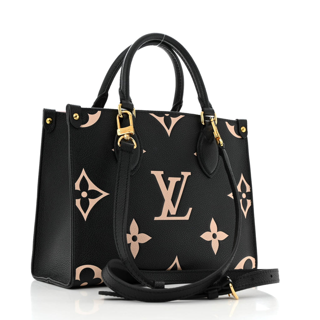 Empreinte Monogram Giant Onthego PM Black Beige