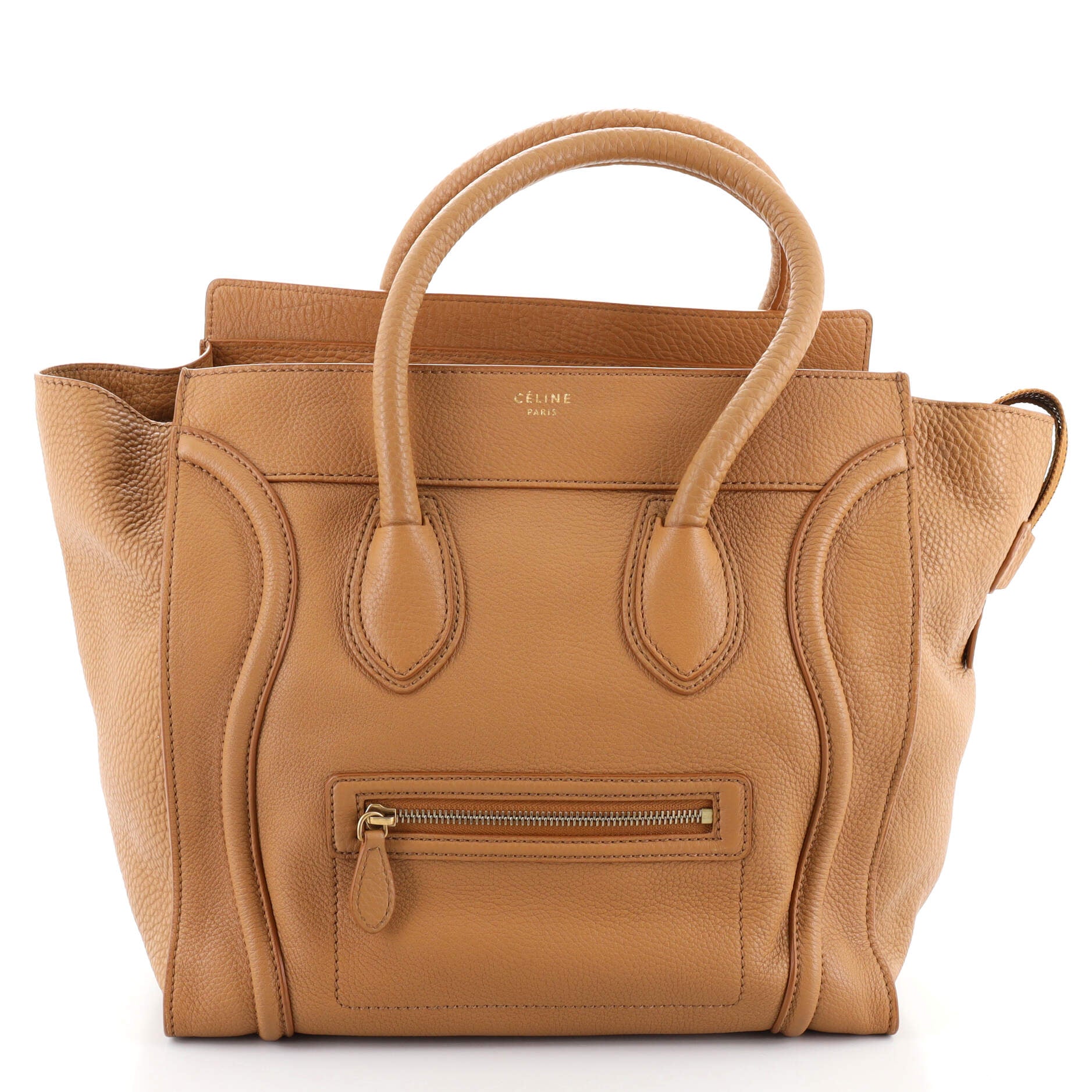 Luggage Bag Grainy Leather Mini