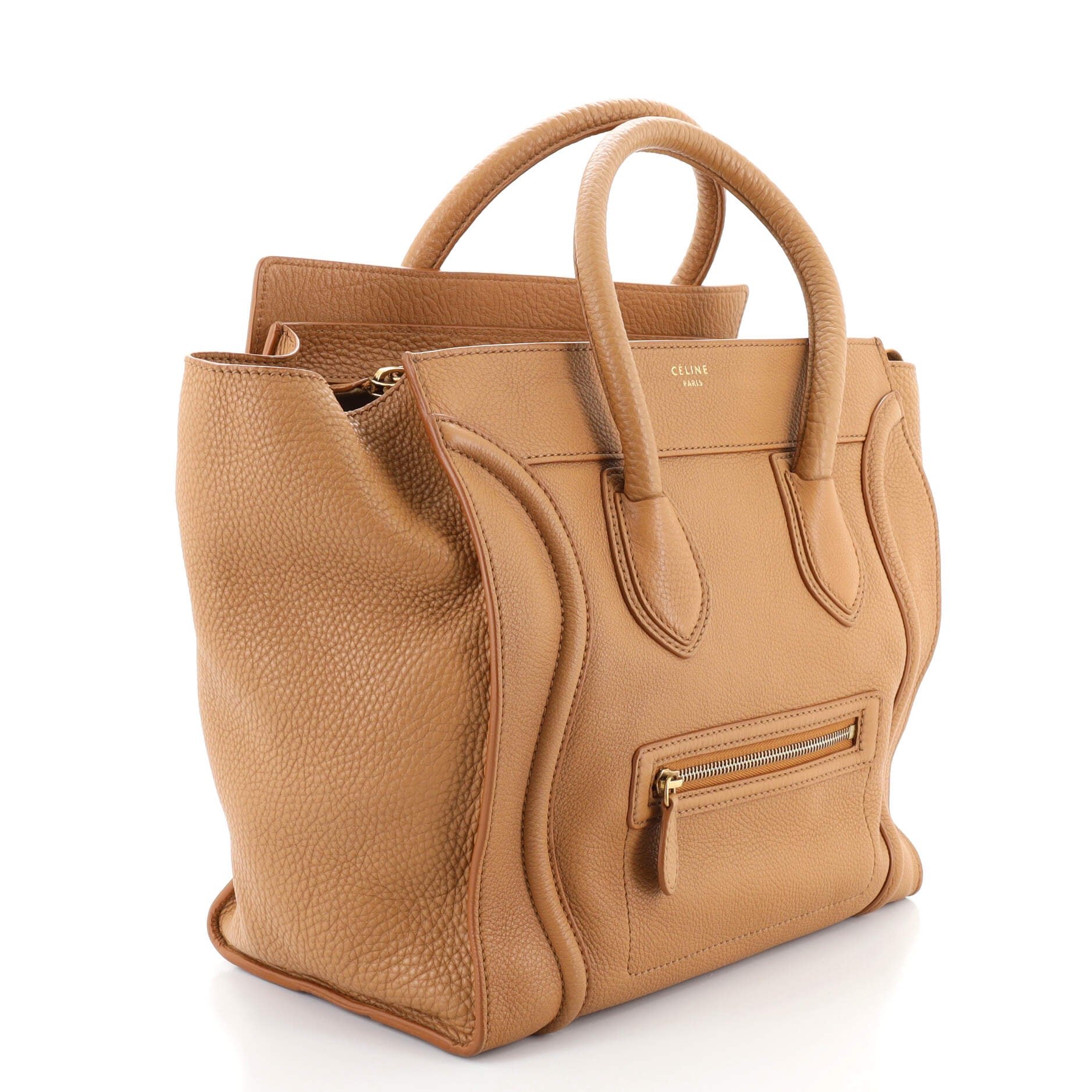 Luggage Bag Grainy Leather Mini