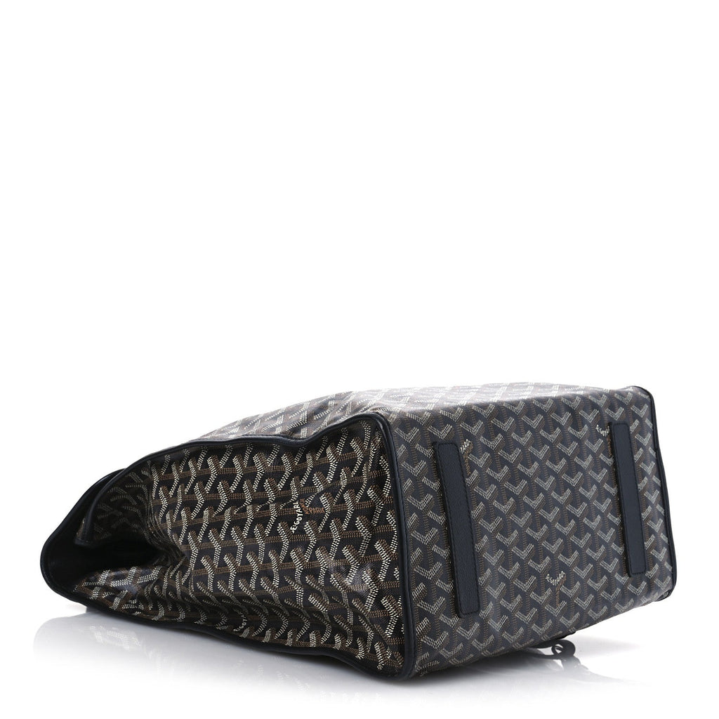 Goyardine Saint Leger Soft Briefcase Backpack Black