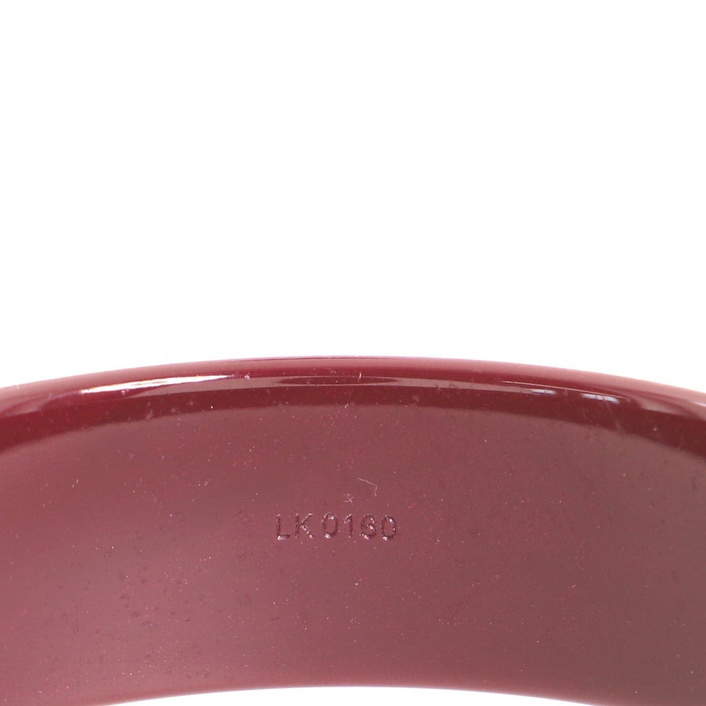 Inclusion Bangle Bracelet Resin with Crystals GM