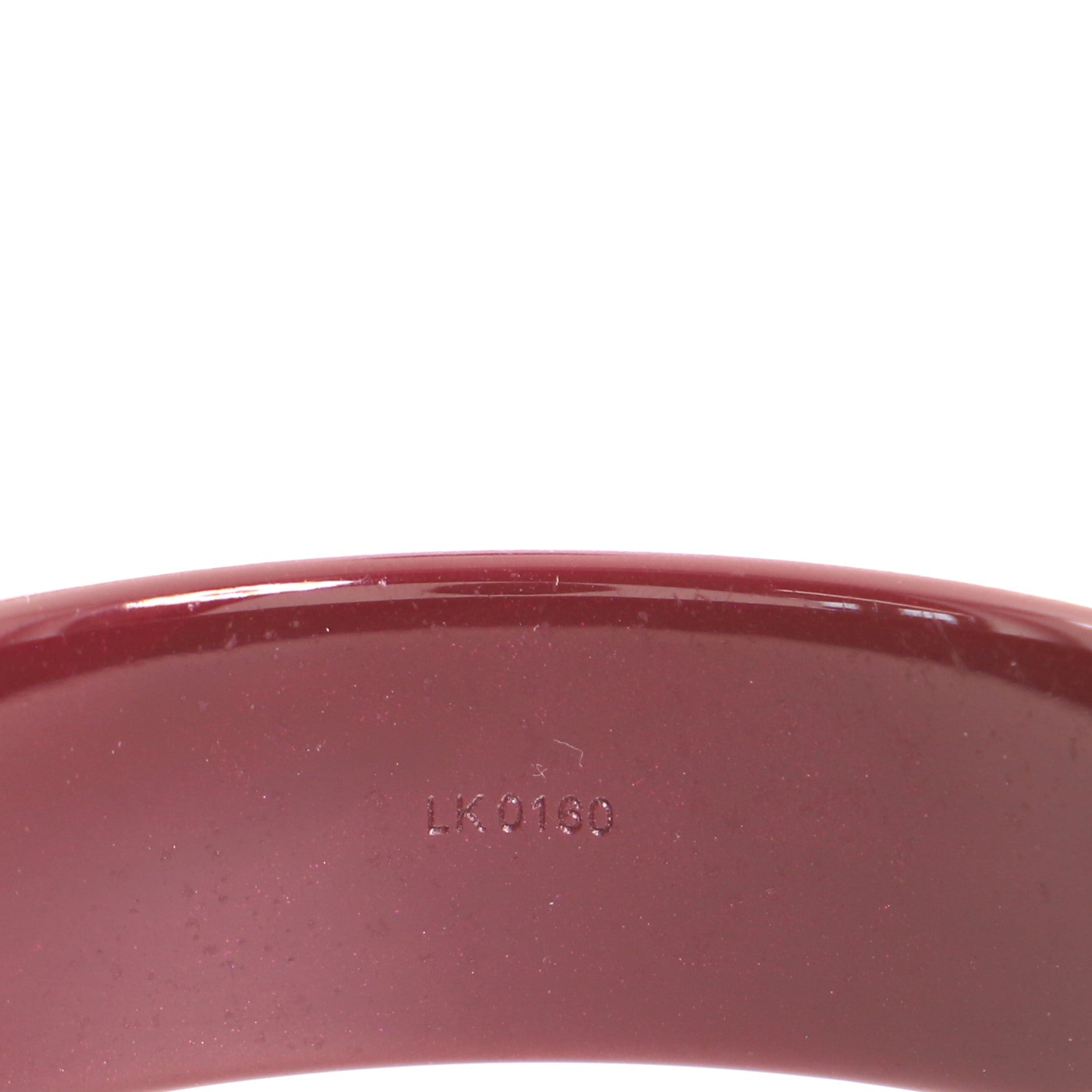 Inclusion Bangle Bracelet Resin with Crystals GM