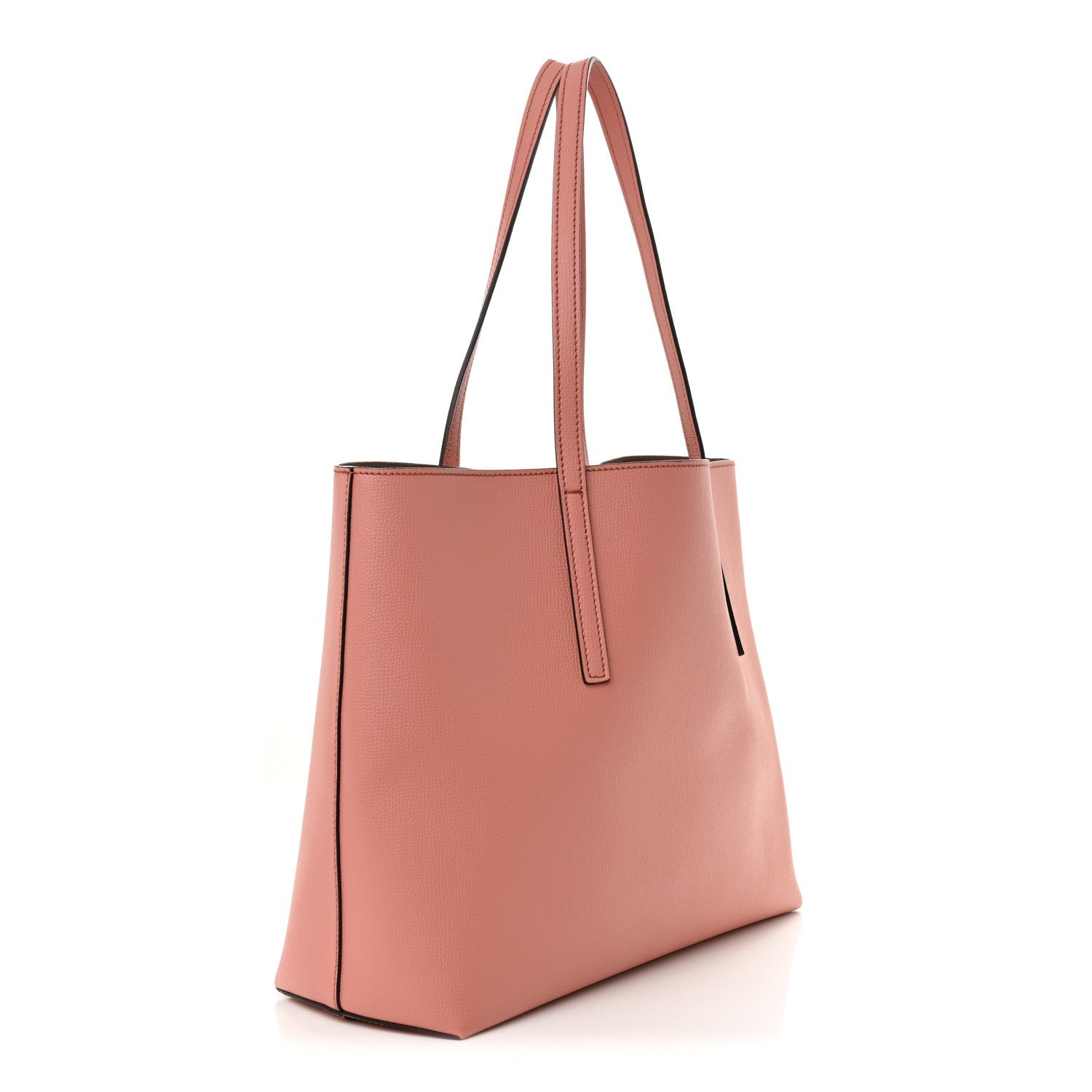 Vitello Vienna Enamel F is Fendi Shopping Tote Macaron Taupe