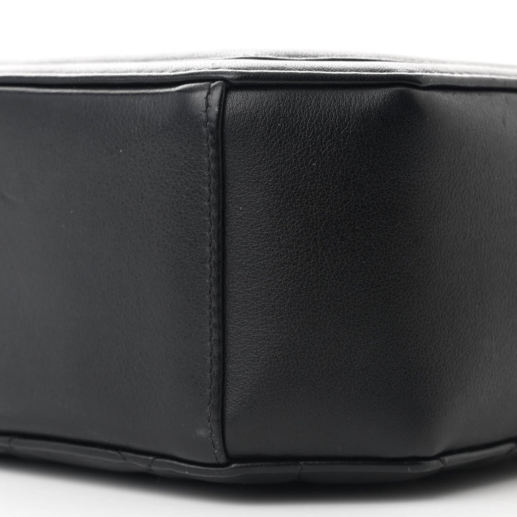 Lambskin CC Octagon Camera Case Black