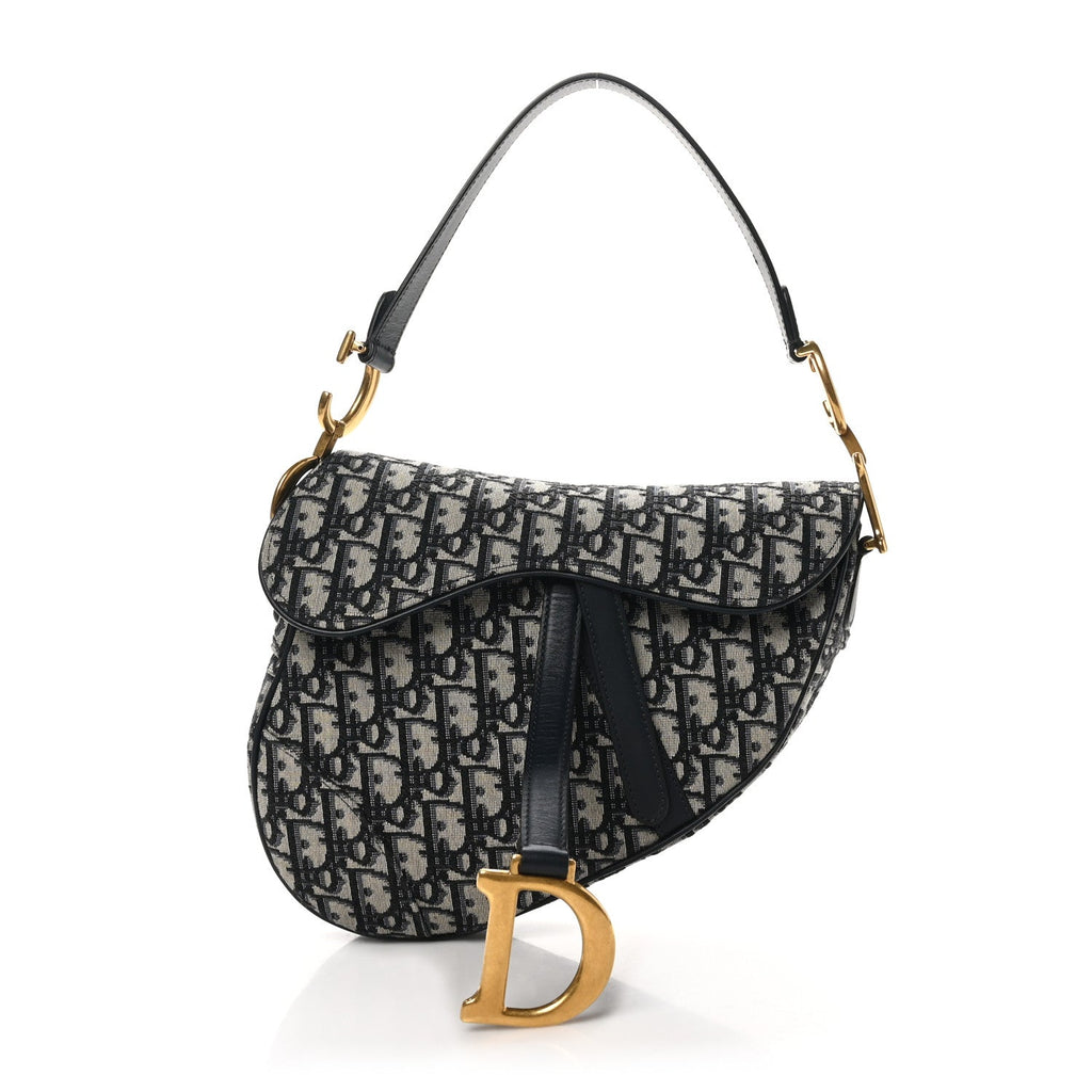 Oblique Saddle Bag Blue