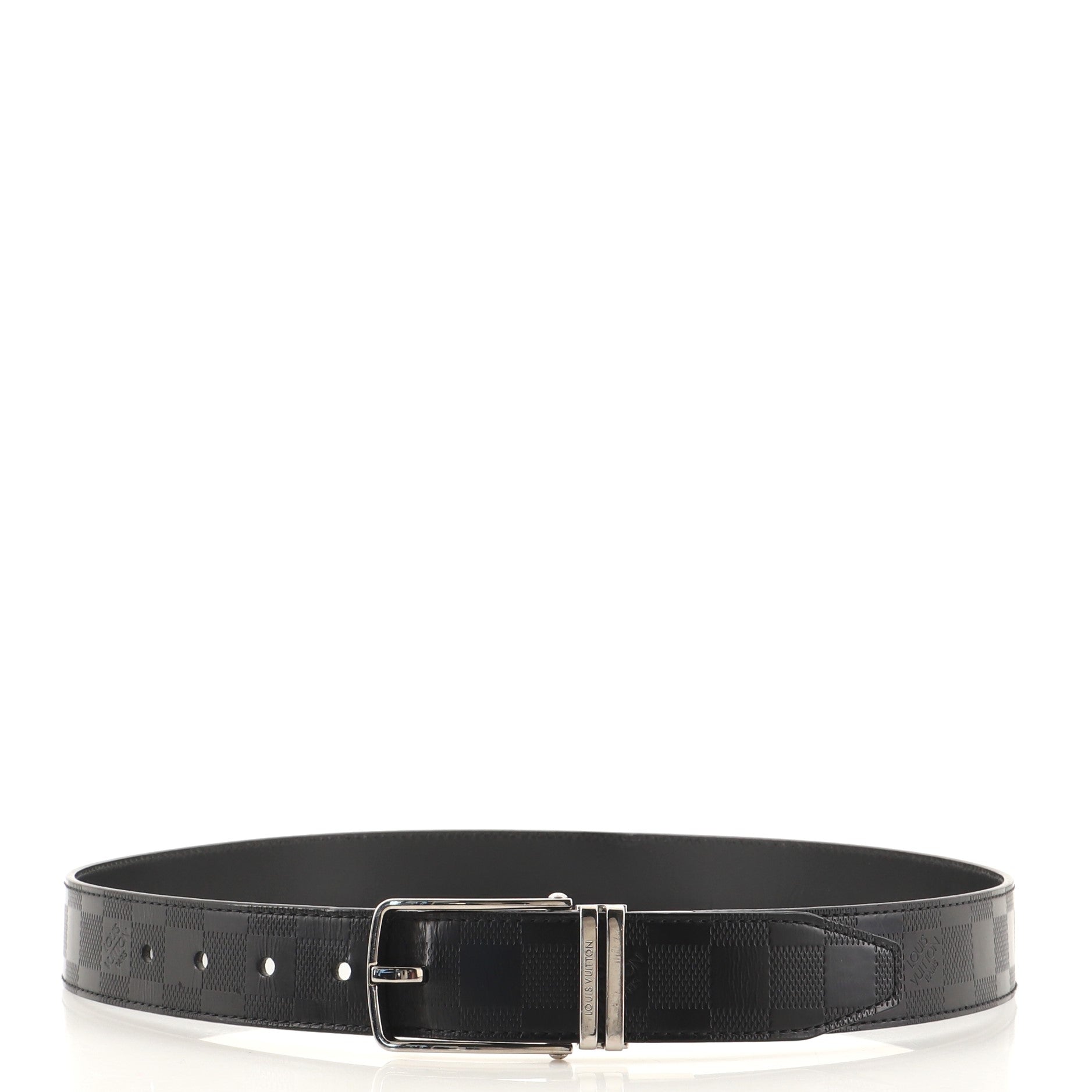 Boston Belt Damier Infini Leather Medium 90
