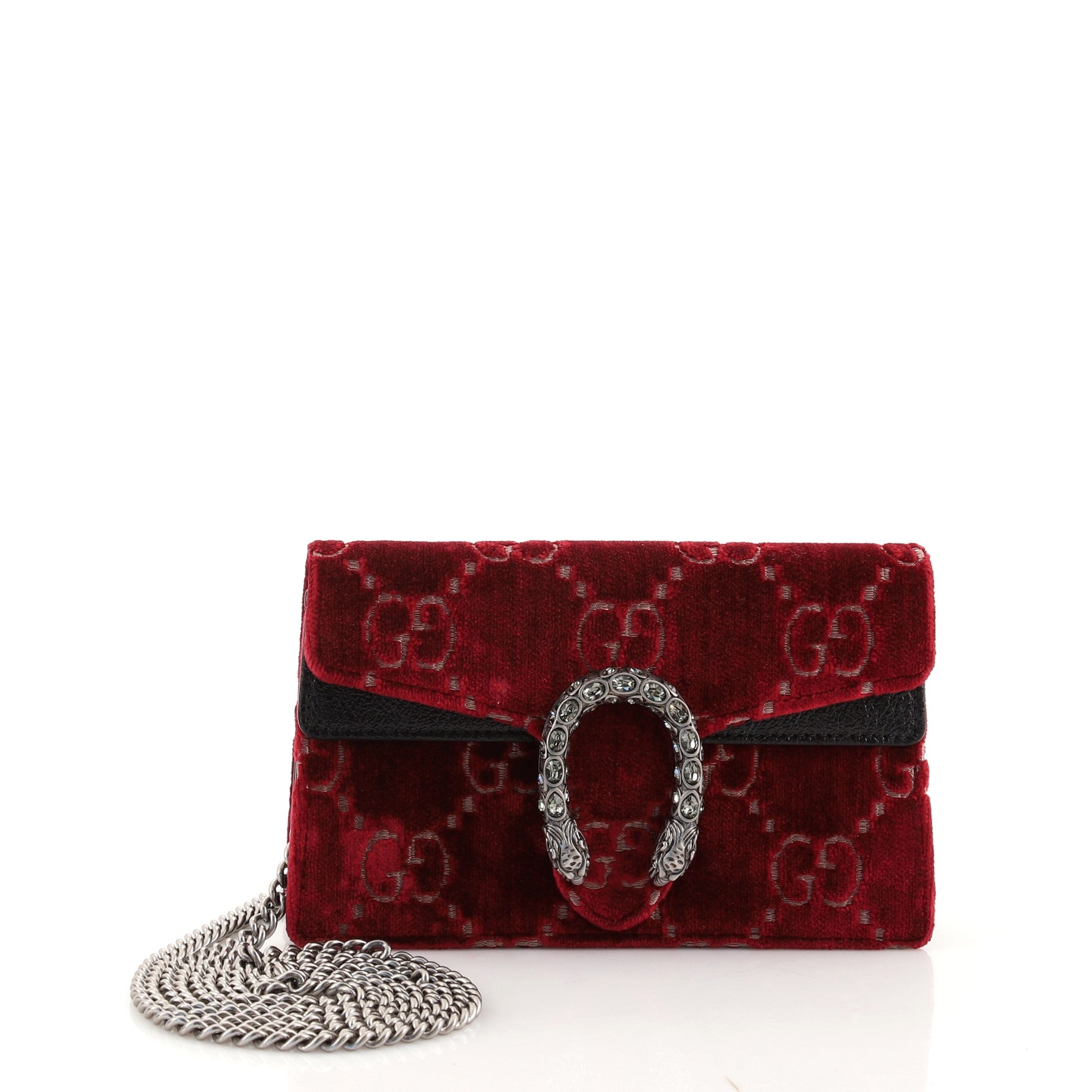 Dionysus Bag GG Velvet Super Mini