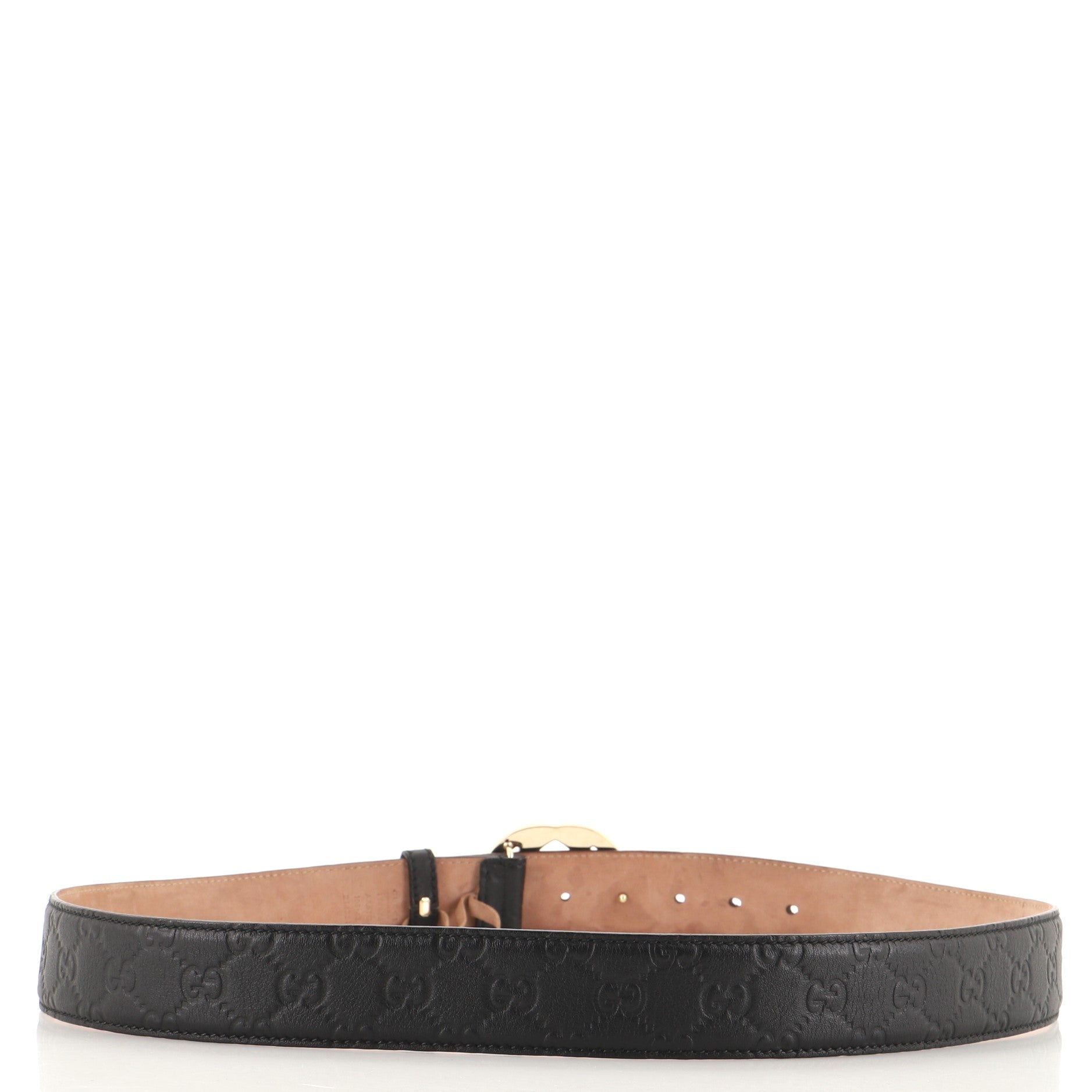 Interlocking G Belt Guccissima Leather Wide 105