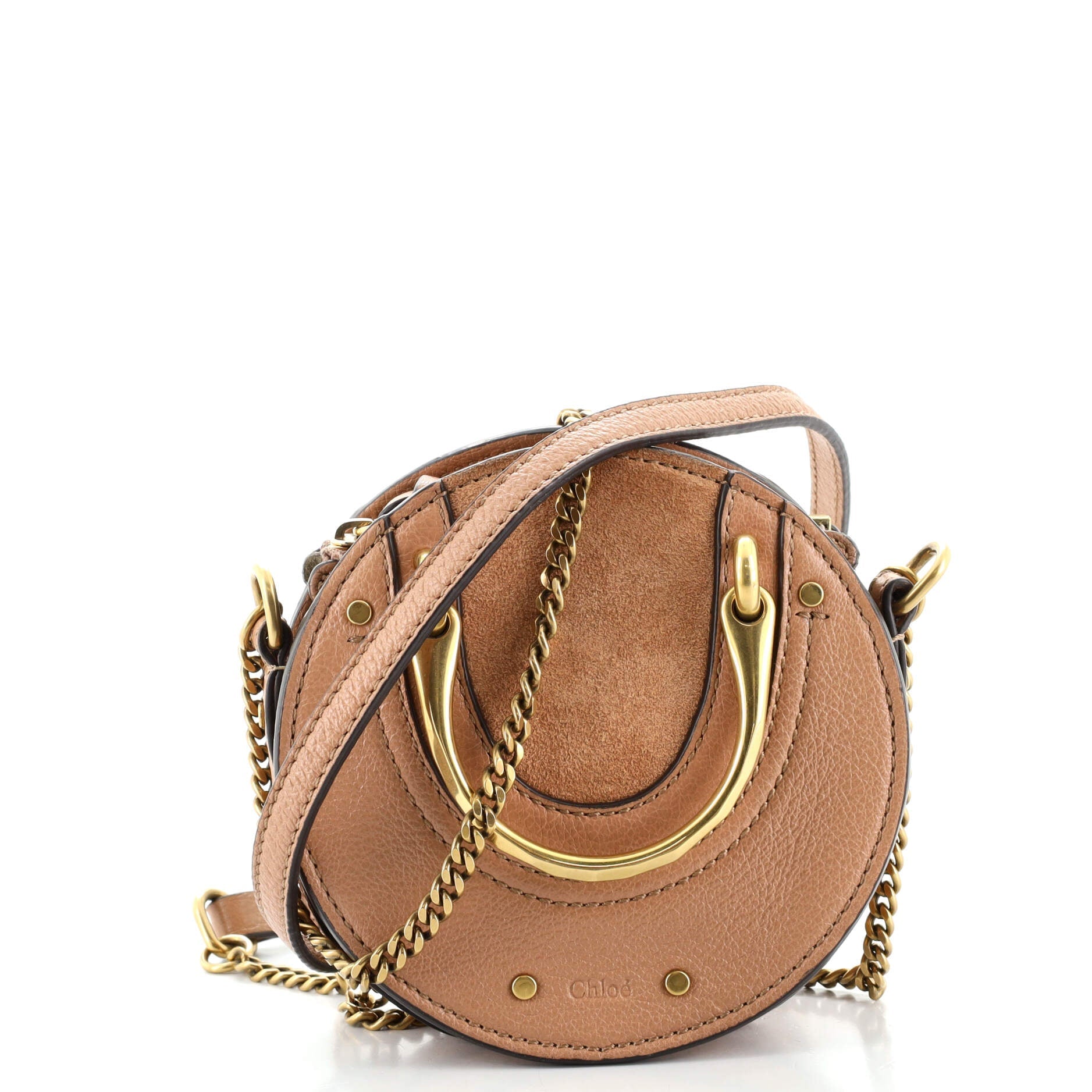 Pixie Crossbody Bag Leather with Suede Mini