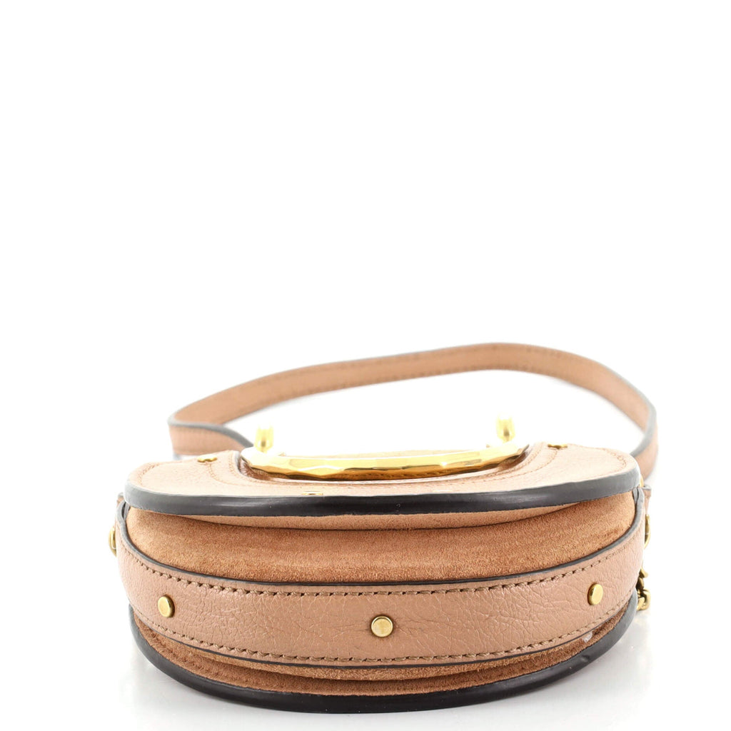 Pixie Crossbody Bag Leather with Suede Mini