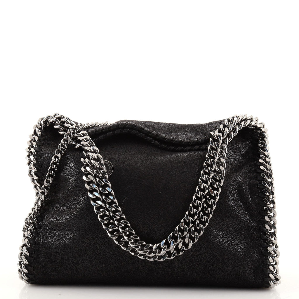 Falabella Fold Over Crossbody Bag Shaggy Deer Mini